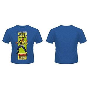 Plastic hoofd mannen Marvel strips Luke Cage Comic groep gestreepte kraag korte mouw T-Shirt
