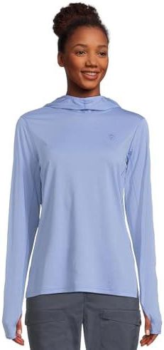 Fjallraven - Abisko Sun-Hoodie - Sweatshirt - Ultramarine - Technisch Jersey Shirt