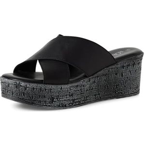 s.Oliver Damessandalen 5-27213-44, Black Nappa, 38 EU