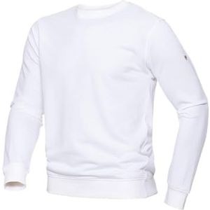 BP 1720-293 sweatshirt voor hem en haar, 60% katoen, 40% polyester wit, maat M
