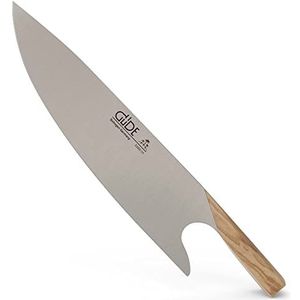 GÜDE Solingen - THE KNIFE gesmeed, 26 cm, olijfhout, Koksmes, Handgemaakt Duitsland