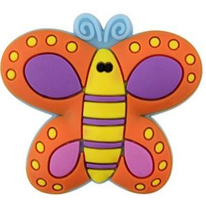 MyGrips - Kindermeubelgreep, knop - vlinderontwerp (geassorteerde kleuren beschikbaar)