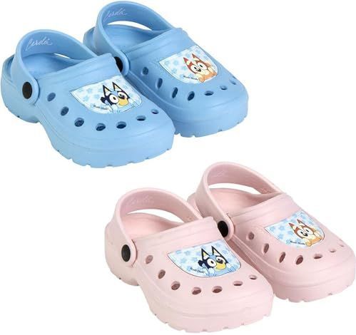 CERDÁ LIFE'S LITTLE MOMENTS Bluey kinderclogs, officieel gelicentieerd product, comfortabele en ergonomische schoenen, antislipzool en exclusief design, Roze, 24/25 EU