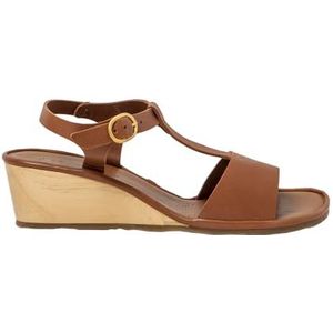 El Naturalista N853 Gaia Damessandalen met sleehak, leder, 36 EU breed