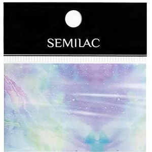 Semilac Nageltransferfolie (roze & blauw marmer)