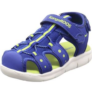 KangaROOS K-Mini sandalen voor jongens, uniseks, marineblauw/limoen, 24 EU, Navy Lime, 24 EU