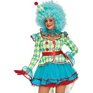 Leg Avenue Carnival Clown Kostüm, vielfarbig, Größe: Large (EUR 40)