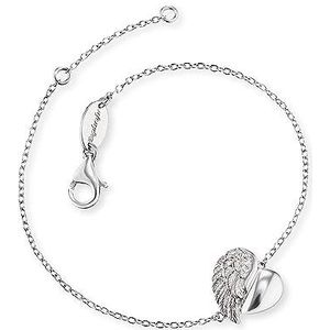 Engelsrufer - Armband - Zilver - Sterling Zilver - Hart Vleugel Hanger - Zirkonia