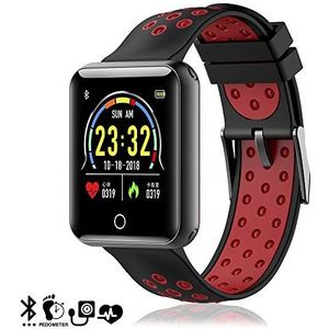 Dam Q19 Smart Armband Bluetooth 4.0, rood / zwart