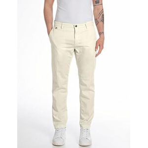Replay Heren Regular fit Chino Jeans Benni X-Lite Plus collectie, 645 Tuscany Yellow, 32W x 32L