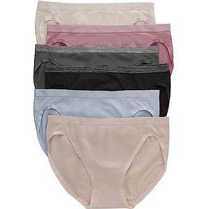 Hanes Women's Comfort Flex Fit Seamless Bikini Panty (Pack of 6)