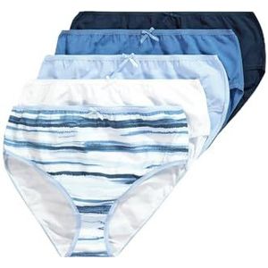 Ulla Popken, Dames, grote maten, 5 stuks, midi-brieven, Horizon, nachtblauw, 58/60