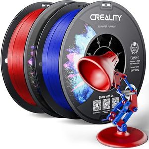 Creality PETG Filament 1.75mm, Rood + Blauw, 2kg, Hoge Precisie, Geurloos, 3D Printer Filament