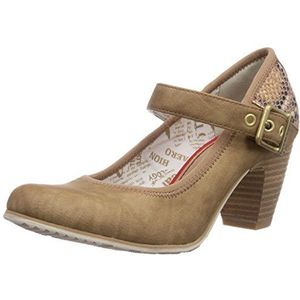 s.Oliver 24400, Mary Jane voor vrouwen, Bruin Braun Camel 310, 36 EU