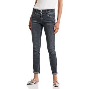 Street One - Jane - Jeans - Grijs - Dames - Mid Waist - Slim Legs