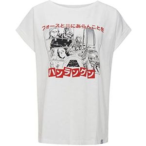 Recovered Star Wars Rebels Manga Ecru dames vriendje T-shirt XXL, Meerkleurig, XXL