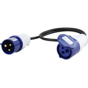 Industriële Cetac-stekker op bus, 1 meter, ideaal voor het aansluiten van elektrische apparaten met veiligheid en efficiëntie. Robuust ontwerp voor langdurig en betrouwbaar gebruik.