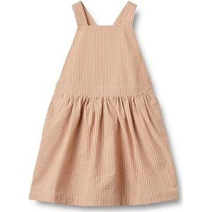 Wheat Meisjesjurk Agnes GOTS-gecertificeerd kinderjurk, 5078 Caramel Stripe, 104
