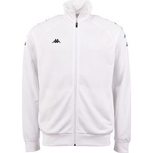 Kappa Trainingsjack voor heren, regular fit, wit (bright white), XL