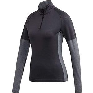 Adidas W Xperior Ls T-shirt, dames, carbon/brgros, L