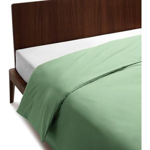 Guzzini Classic Dekbedovertrek voor tweepersoonsbed, katoen, 255 x 200 cm, 100% percale, Oeko-Tex gecertificeerd, fris en ademend, dekbedovertrek met 40 cm lussen voor zacht en duurzaam beddengoed