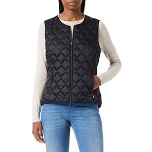 comma Damesvest zonder mouwen, 999 zwart, 46