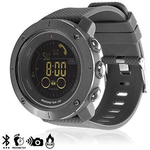 Silica DMX124SLV Silica DMX124SLV Bluetooth Smartwatch EX19 Digitaal sporthorloge met oproepherkenning Silver