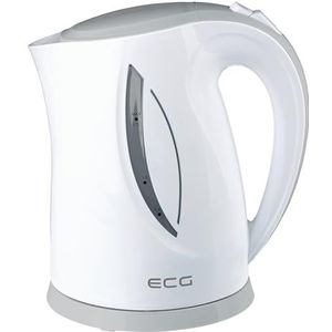 ECG RK 1758 Grey, waterkoker, 1,7 liter, grijs-wit, plastic, 1,7 liter