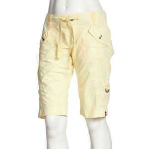 edc by ESPRIT E40199 damesbroek/shorts & bermuda, geel (Sunny Yellow), 42