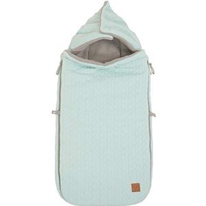 Kaiser 65670550 kinderwagen-voetenzak Knitty - Knit Design super zacht, mint, groen