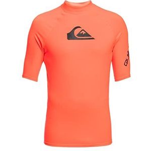 Quiksilver Korte Mouw UPF 50 Rash Vest All TIME Heren Roze XS