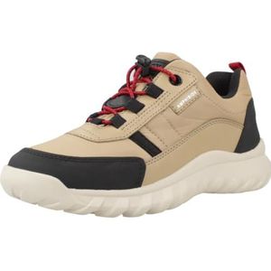 Geox Jongens Simbyos Boy B ABX Sneakers, Beige, 24 EU