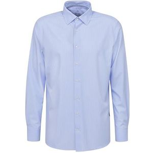 Overhemden - Lichtblauw - Normale Pasvorm - Kentkraag - Lange Mouwen