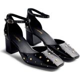 Gioseppo - Kinbrae - Hakken - Gewatteerde Zool - Blokhak - Zilver