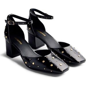 Gioseppo - Kinbrae - Hakken - Gewatteerde Zool - Blokhak - Zilver