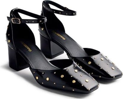 Gioseppo - Kinbrae - Hakken - Gewatteerde Zool - Blokhak - Zilver