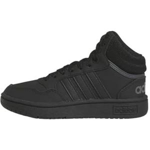 adidas Hoops 3.0 Mid K uniseks-kind Schoenen - Mid (non-football),core black/core black/grey six33.5 EU