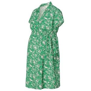 ESPRIT Maternity Dress Woven Nursing Short Sleeve Allover Print, Helder Groen - 330, S
