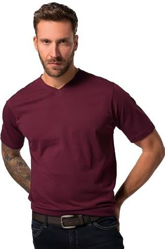 JP1880 T-Shirt V-hals , Effen