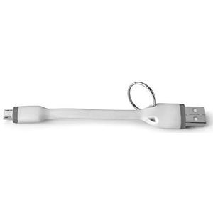 Celly USB Micro Keychain, wit, 12 cm