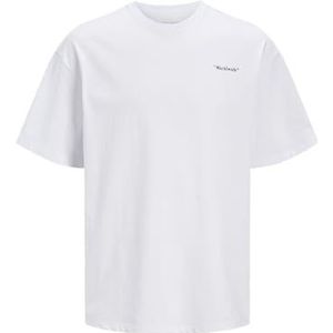 Jack & Jones - T-shirt - Ronde Hals - Korte Mouwen - Wijd Gesneden
