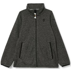 MIMO Jongens gebreide fleecejas voor kinderen 36730177, grijs gemêleerd, 146, grijs melange, 146 cm