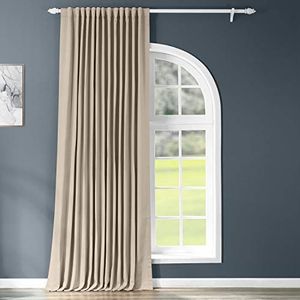 HPD Half Price Drapes Extra brede kamer verduisterende gordijnen voor slaapkamer en woonkamer 100 X 84 (1 Panel), BOCH-151304-84-DW, Classic Taupe