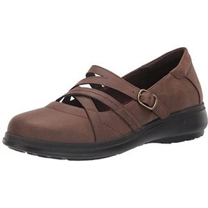 Easy Street Dames Wise Mary Jane Flat, Tan Gore, 36 EU
