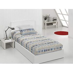 JVR Luna Dekbed, verstelbaar, polyester, blauw, 160 cm bed