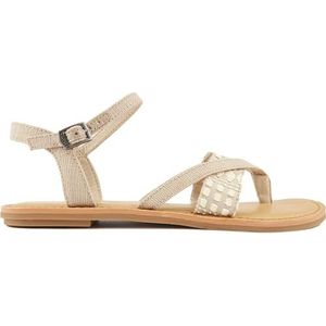 TOMS Lexie platte sandaal voor dames, bruin, 35.5 EU