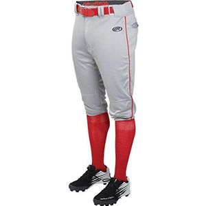 Rawlings Heren Lnchkpp-bg/s-89 Pant, Blauw Grijs/Scarlet, Medium