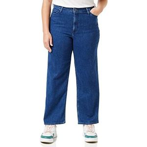 Lee Dames Wide Leg Long Jeans, Dark Tanja, 25W x 31L