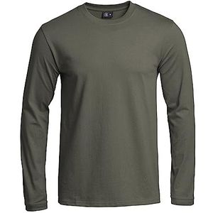 A10 Equipment Strong T-shirt met lange mouwen, olijfgroen, Olijfgroen, S