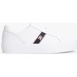 Tommy Hilfiger - Lage Sneakers - Wit - Leer